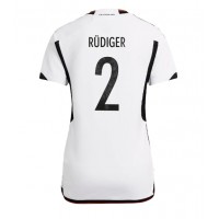 Tyskland Antonio Rudiger #2 Hjemmedrakt Dame VM 2022 Kortermet